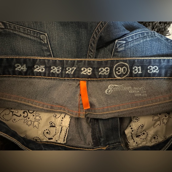 Y2K vintage earnest sewn Keaton bootcut jeans size 30 made in USA - Picture 2 of 9